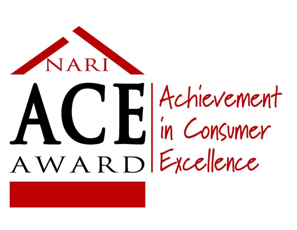 "NARI ACE (Achievement in Consumer Excellence Award." logo
