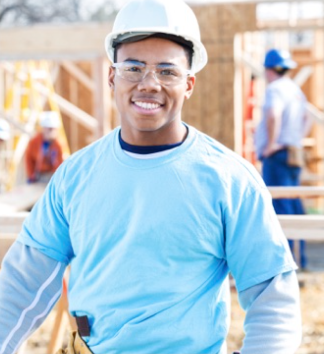 Portrait of a construction worker