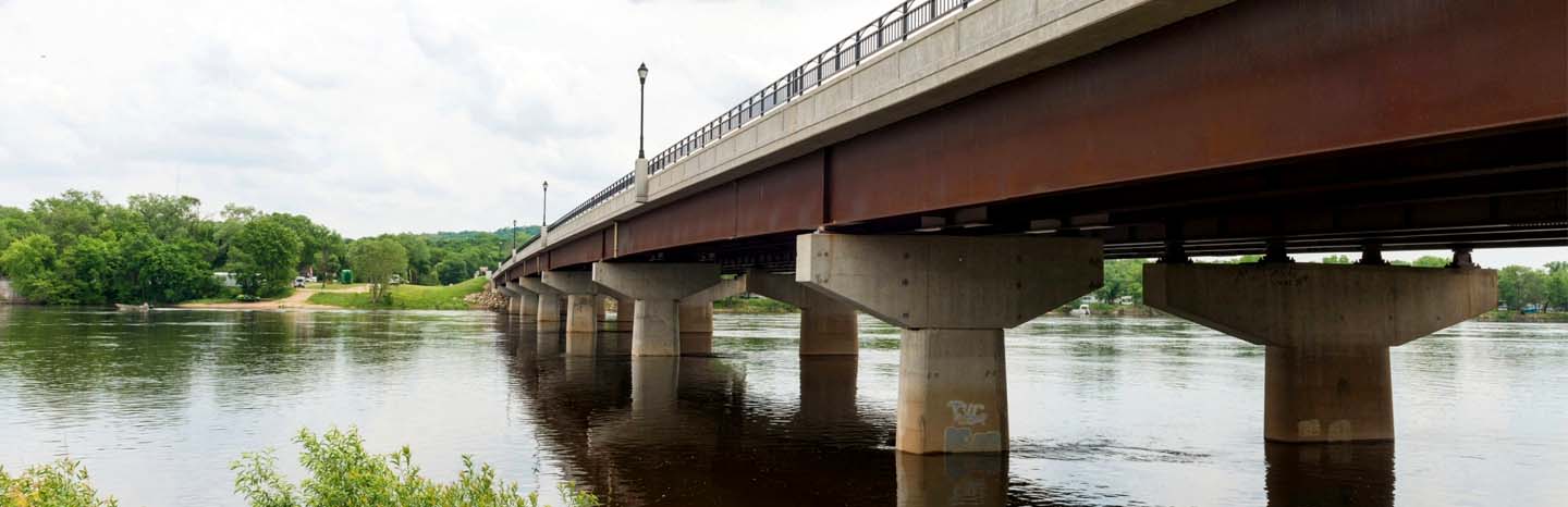 August Derlith Bridge Sauk City