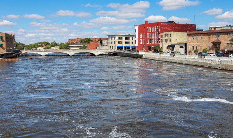 Riverfront in Janesville Wisconsin